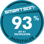 93% av 61 testpiloter anbefaler Samsung Jet Bot 