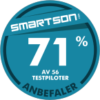 71% av 56 testpiloter anbefaler Samsung Jet Cleanstation VCA-SAE90B