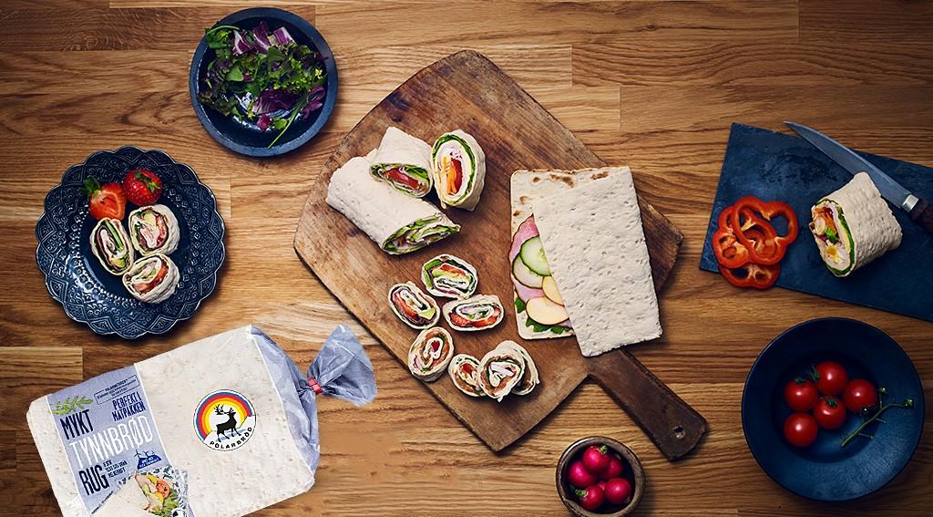 Polarbröd Mykt tynnbrød Rug